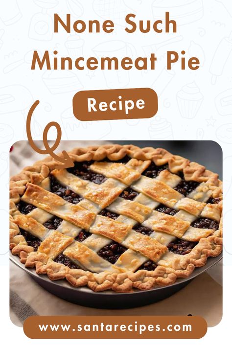 The None Such mincemeat pie recipe is a great dessert option for the holiday season, as it is both rich and flavorful. The holiday season is ... #NoneSuch #MincemeatPie #Recipe Mincemeat Pie Recipe Easy, Minced Meat Pie Recipe, Mince Meat Pie Recipe, None Such Mincemeat Pie Recipe, Minced Meat Pie, Mince Meat Pie, Mincemeat Pie Recipe, Mincemeat Pie Filling, Mincemeat Recipes