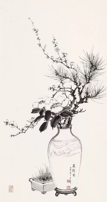 Chinese Ink Art, Chinese Painting Traditional, Korean Painting, Sumi E Painting, Japan Painting, Japanese Watercolor, Chinese Art Painting, Japanese Drawings, Japanese Art Prints