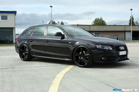 Audi-A4-Avant-Avus-2 Blacked Out Cars, Audi Avant, Audi Wagon, Royce Car, Audi A, Audi A4 B8, Wagon Cars, Sports Wagon, Audi A4 Avant