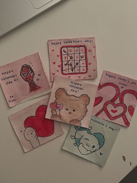 aesthetic valentine’s day cards Journal Love Letter Ideas, Asethic Gift Ideas, Self Made Cards Ideas, Cute Aesthetic Card Ideas, Valentines Card Best Friend, Card Designs For Boyfriend, Valentines Diy Cards For Him, Cute Card Drawing Ideas, Cute Boyfriend Card Ideas