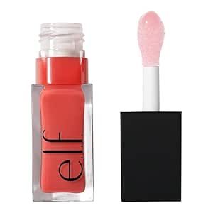 e.l.f. Glow Reviver Lip Oil, Nourishing Tinted Lip Oil For A High-shine Finish, Infused With Jojoba Oil, Vegan & Cruelty-free, Pink Quartz Elf Glow, Tinted Lip Oil, Beauty Supplies, Lip Products, Pink Quartz, Lip Oil, Beauty Supply, Lip Tint, Men's Grooming