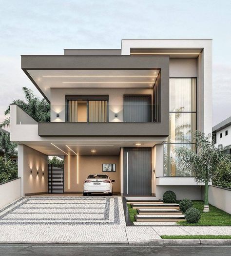 House Outer Design, Contemporary House Exterior, Modern Small House Design, Small House Design Exterior, Best Modern House Design, Casa Country, Modern House Facades, House Arch Design, Modern Exterior House Designs