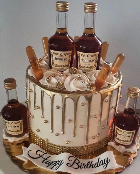 Birthday Cakes With Liquor Bottles, Alcohol Infused Birthday Cakes, Tito’s Birthday Cake, Whiskey Decorated Cake, Drinks Cake Design, Liquor Birthday Cakes For Women, Alcohol Birthday Cake For Men Drinks, Alcoholic Cake Design, 18th Birthday Cake With Alcohol Bottles