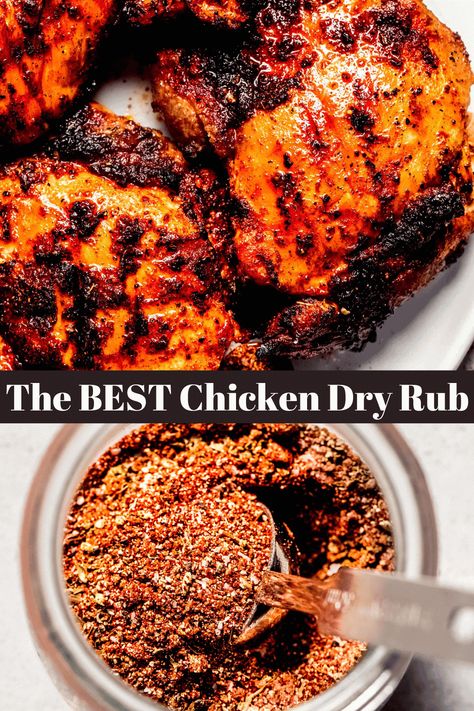 Grilled Chicken Spice Rub, Bbq Chicken Seasoning Dry Rubs, Asian Rub For Chicken, Chicken Thigh Spice Rub, Baked Chicken Dry Rub, Chicken Seasoning Blend, Best Chicken Rub For Grill, Dry Rub For Chicken Drumsticks, Dry Rub For Chicken Breast