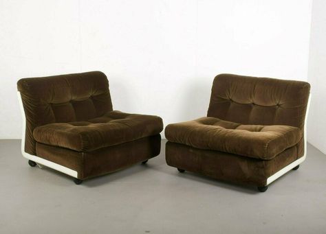 Brown Corduroy Amanta Module By Mario Bellini For B&B Italy 1970s | Mario Bellini | B&B Italia | Vinterior B&b Italy, Vintage Sofas, Couches For Sale, Mario Bellini, Seat Design, Vintage Sofa, Brown Corduroy, Bellini, Late 20th Century