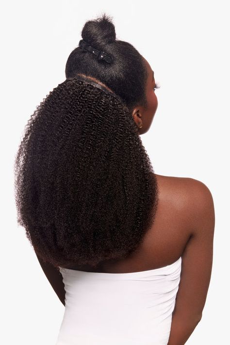 Curly Tape-In Hair Extensions for Natural Hair | Heat Free Hair Heat Free Hair, Heat Free Hairstyles, Natural Hair Movement, Effortless Hair, Ponytail Wig, Natural Hair Extensions, Hair Tape, Afro Textured Hair, Clip In Ponytail