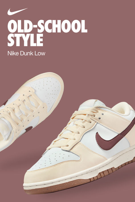 Channeling vintage style back onto the streets. Take your game anywhere - in comfort. Shop Now on Nike.com Shoes Marketing, Meta Ads, Nike Shoes Women Fashion, Trendy Shoes Sneakers, Cute Nike Outfits, Preppy Shoes, Pretty Shoes Sneakers, All Nike Shoes, Cute Nike Shoes