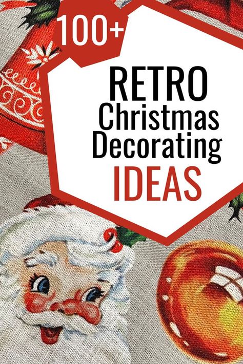 100+ Retro Christmas Decorating Ideas Retro Christmas Decor, Old Time Christmas, Retro Christmas Decorations, Vintage Christmas Crafts, Vintage Inspired Christmas, Vintage Holiday Decor, Vintage Christmas Images, Candy Cane Christmas, Old Fashioned Christmas