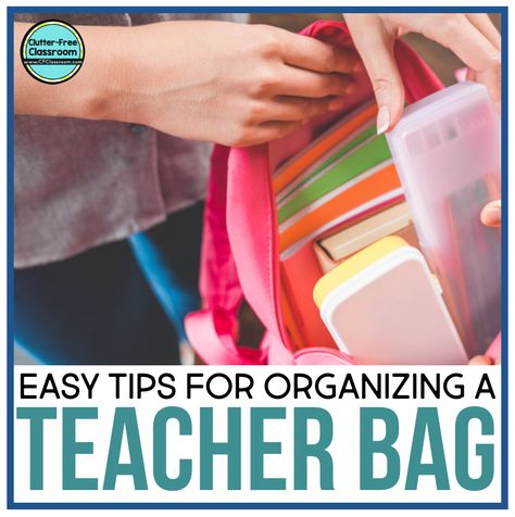 Itinerant Teacher Organization Ideas, Teacher Bag Essentials, Teacher Bag Organization, Bag Organization Ideas, Teacher Stationary, Work Bag Essentials, Inclusion Teacher, Educational Assistant, Grading Papers