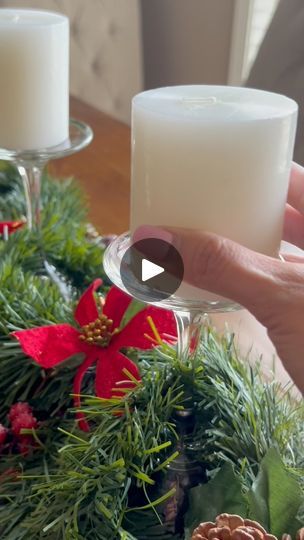 1M views · 13K reactions | I’ve been trying to think of a Christmas centerpiece and finally decided on how I wanted it to look like. Here’s an easy and cheap way to make your dining table center piece using materials from Walmart and the Dollar Tree. #dollartree #walmartfinds #centerpieces #christmasdecorations #DIY | Jenn B Fernandez | Jenn B Fernandez · Original audio Dollar Tree Christmas Centerpieces Diy, Dining Table Center Piece, Christmas Centerpieces Cheap, Christmas Centers, Christmas Centerpieces Diy, Dollar Tree Christmas, Walmart Finds, Christmas Centerpiece, Table Centers