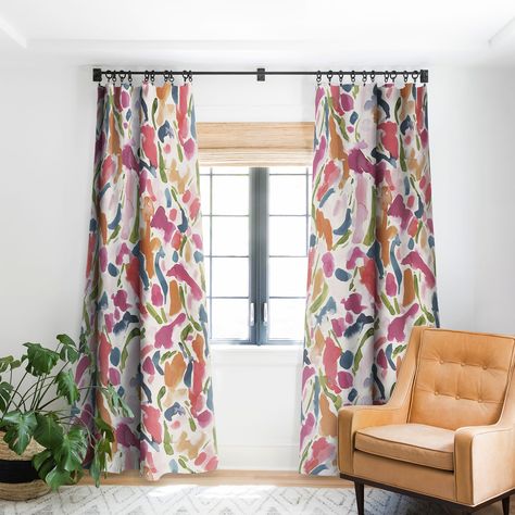 Bold Curtains, Jacqueline Maldonado, Farm Plans, Round Floor Pillow, Energy Efficient Design, Printed Curtains, Colorful Curtains, Blackout Windows, Deny Designs