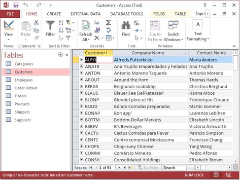 MS-Access-2013-new-database-3 Ms Access Database, Diy Projects That Sell Well, Ms Access, Office Hacks, Microsoft Access, Computer Tricks, Access Database, Ms Office, Hacking Computer