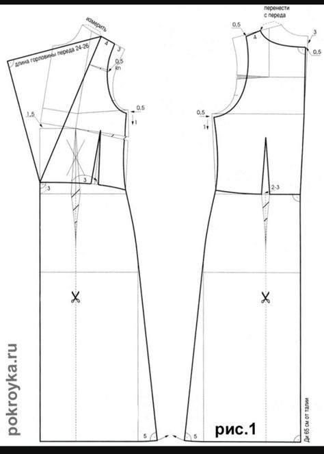 Cowl Neck Dress Pattern, Basic Dress Pattern, Garment Pattern, Easy Sewing Patterns, Pattern Drafting, Fashion Sewing Pattern, Diy Couture, Diy Dress, Dress Sewing Patterns