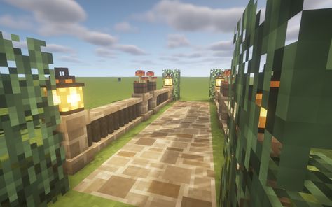 Minecraft Path Minecraft Walking Path, Minecraft Path, Walking Path, Minecraft Build Ideas, Walking Paths, Minecraft, Walking, Building