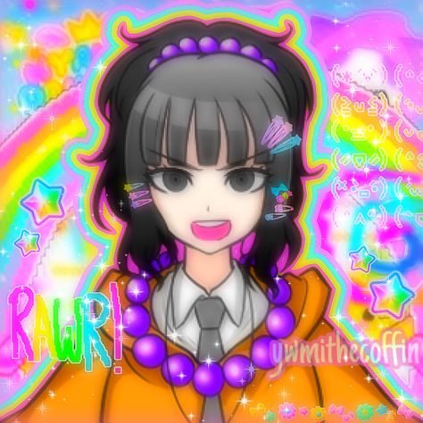 sorry for deactivating for a few hours i was being silly 🤪 Mikako Kurokawa, Sdra2 Icons, Danganronpa Funny, Super Danganronpa, Fandom Crossover, Aesthetic Images, Danganronpa, Favorite Character, Anime