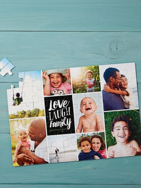 Shutterfly's photo puzzles let your loved ones enjoy a memory one piece at a time. Create a custom puzzle and make a fun, personalized gift for Dad this Father's Day. Sublimation Puzzle Ideas, Tyler Christmas, Valentines Puzzles, Love Puzzle, Personalized Puzzle, Father And Daughter Love, Puzzle Diy, Make Your Own Puzzle, Puzzle Photo