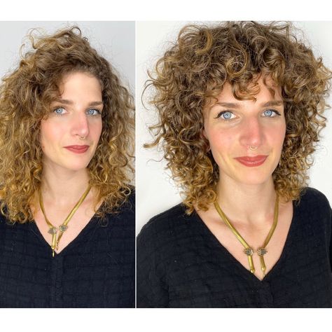 22 Curly Bobs For Older Women To Help You Age Like Fine Wine Bob Riccio, Short Layered Curly Hair, Short Hair Waves, Layered Curly Hair, Shaggy Bob, Curly Hair Photos, Fancy Jewelry Necklace, Big Curls, Hairstyles For Medium Length Hair Easy