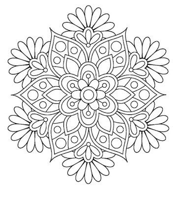 Coloring Pages For Grown Ups, Mandala Patterns, Mandalas Painting, Simple Mandala, Pattern Coloring Pages, Mandala Design Pattern, Mandala Coloring Books, Dot Art Painting, Mandala Design Art