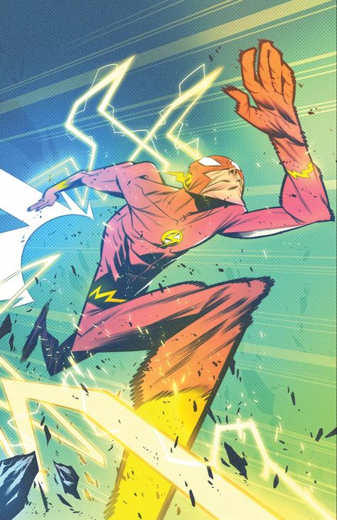 Central City Flash, The Flash Running, Flash Running, The Flash Comic Art, Alien Character Design Cute, The Flash Comic, Whyt Manga, Flash Comics, Kid Flash