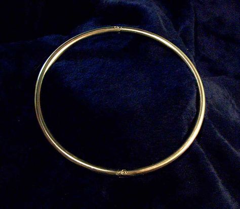 Eternity Collar, Bangles, Hoop Earrings, Collar