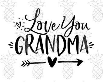 Grandma Svg, Birthday Clipart, Love My Kids, Cricut Crafts, Cricut Silhouette, Mother Gifts, Wall Decals, Mother's Day, Mothers Day