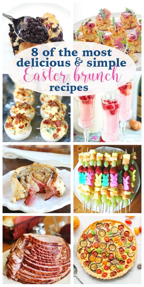 8 of the most delicious and simple Easter brunch recipes Easter Brunch Treats, Easter Meals, Easy Easter Brunch, Easter Brunch Recipes, Easter Brunch Ideas, Easter Brunch Menu, Easter Meal, Food Easter, Easter Appetizers