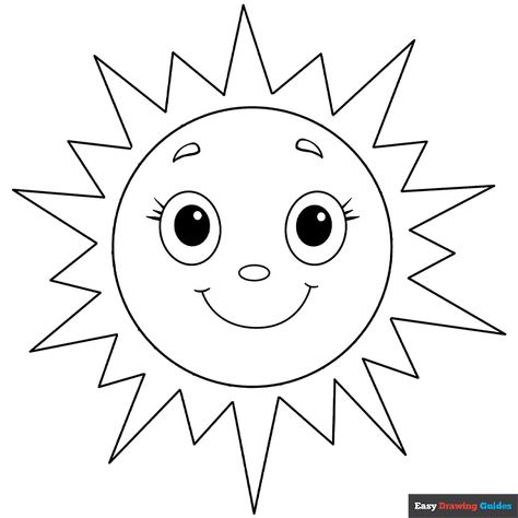 Free printable sun coloring page Spring Coloring Pages For Kids, Printable Spring Coloring Pages, Printable Coloring Masks, Sun Outline, Sun Template, Planet Coloring Pages, Sun Coloring Pages, Coloring Mask, Wave Stencil