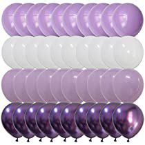 Check this out! Creative Graduation Party Ideas, Balloons For Baby Shower, Lavender Balloons, Clear Balloons With Confetti, Balloons White, Wedding Anniversary Party Decorations, Baby Shower Images, Blowing Up Balloons, Graduation Party Themes