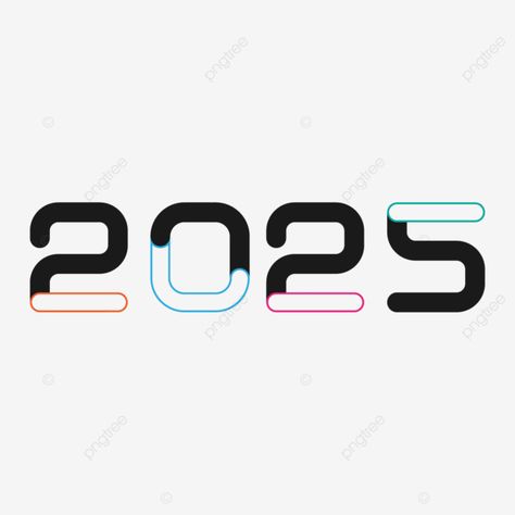 happy new year 2025 vector design 2025 new year png New Year Png, 2025 Vision, Png Transparent Background, Png Design, Design Vector, Png Transparent, Vector File, Vector Design, Happy New