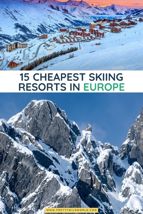 Best Skiing In Europe, Ski Resorts, Travel Captions, Europe Winter, Downhill Skiing, Go Skiing, Ski Vacation, Winter Getaway, Places In Europe