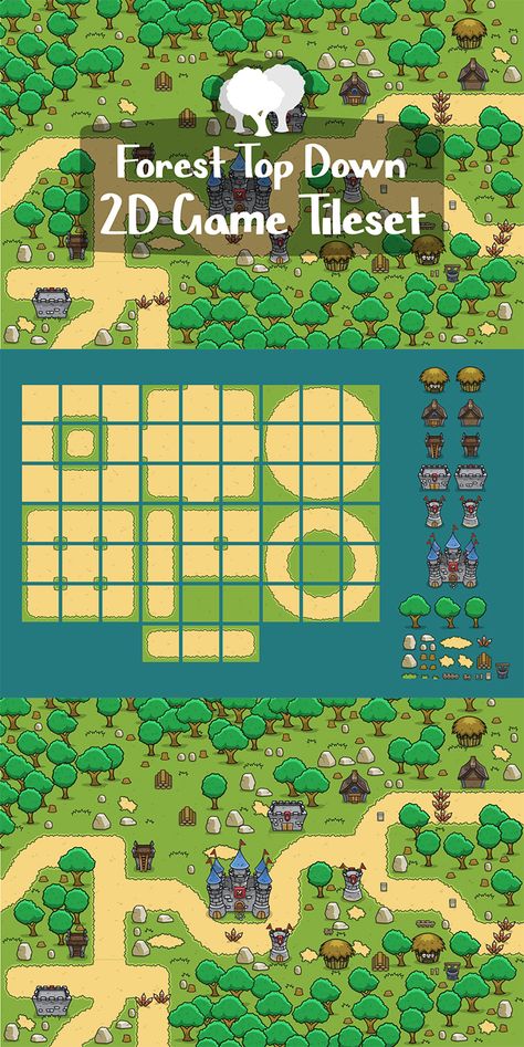 Top Down 2d Game, Top Down Tileset Pixel Art, 2d Game Art Environment, 2d Game Art Style, Pixel Game Assets, 2d Top Down Game Art, 2d Game Assets, Top Down Game Art, Top Down Tileset