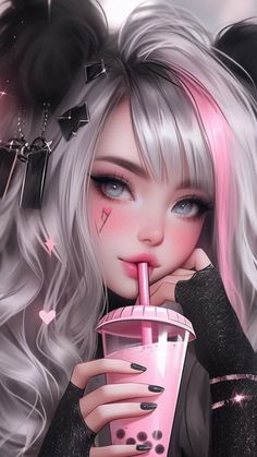 ليلو وستيتش, Anime Show, Pink Wallpaper Girly, Girly Drawings, Girly Art Illustrations, Anime Artwork Wallpaper, Digital Art Anime, Cute Art Styles