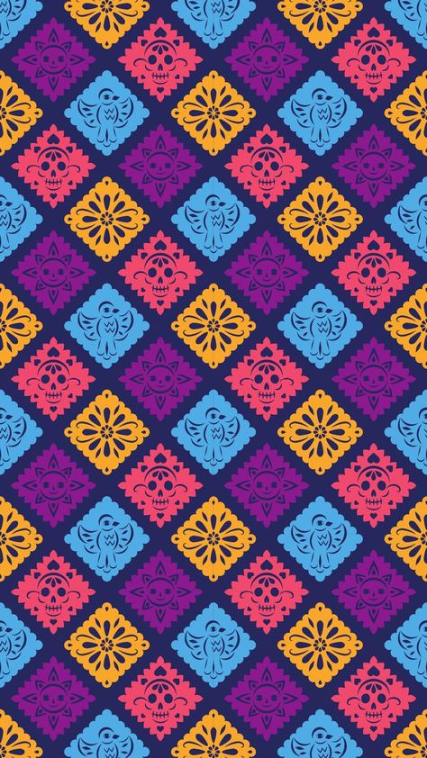 Latina Wallpaper, Mexican Graphic Design, Beach Color Palettes, Chicano Love, Mexican Pattern, Mexico Design, Mexico Art, Mexican Designs, Apple Watch Wallpaper