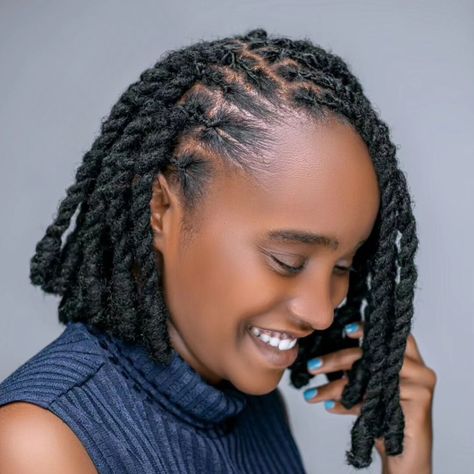 Explore 27 Stunning Loc Hairstyles for Women 2024: From Barrel Twists and Faux Locs Short Locs Extension Hairstyles, Barrel Twist Short Loc Styles Women, Women Barrel Loc Styles, Barrel Roll Loc Styles Women Short, Bob Twists, Intricate Loc Styles, Loc Hairstyles For Women, Latest Dreadlocks Styles, Cornrow Updo