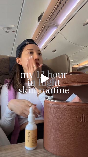 In Flight Skincare, Flight Skincare, Long Haul Flights, Face Routine, My Routine, Long Flight, Long Haul Flight, Long Flights, 9 Hours