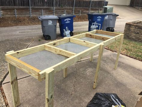 The DIY Feed Bandit Feed Testing Trough | Feed Bandit Thunder Chicken, Deer Feed, Feed Trough, Deer Feeders, Fairy Garden Designs, Black Spray Paint, Deer Hunters, Wild Game, Diy Fairy