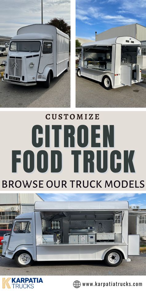 Truck Design Ideas, Custom Food Trucks, Catering Van, Own Business Ideas, Tiny Kitchen Design, Food Business Ideas, Truck Business, Food Truck Business, Truck Campers