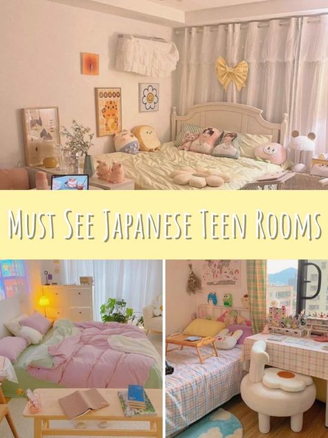 33 Trendy Japanese Teenage Room Ideas - momma teen Japan Themed Bedroom, Japanese Teenage Bedroom, Japanese Student Room, Japanese Teen Bedroom, Japanese Kids Room, Japan Room Decor, Teenage Room Ideas, Arch Bedroom, Japanese Bedroom Aesthetic