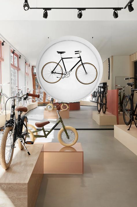 Amsterdam Bicycle, Cycle Store, Coffee Bike, Bicycle Store, Bicycle Shop, Retail Inspiration, Cycle Shop, Bike Store, Exhibition Stand Design