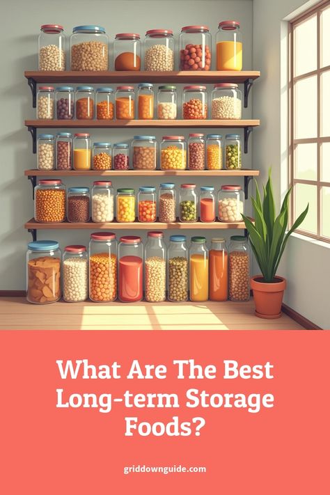 Discover the top long-term storage foods for your pantry! Learn about nutritious, shelf-stable options to stock up on for emergencies or saving money. Long Term Pantry Storage, Food Storage Pantry, Food Shelf Life, Canned Fruits, Storage Pantry, Freeze Dried Fruit, Long Term Storage, Freeze Drying Food, Good Sources Of Protein