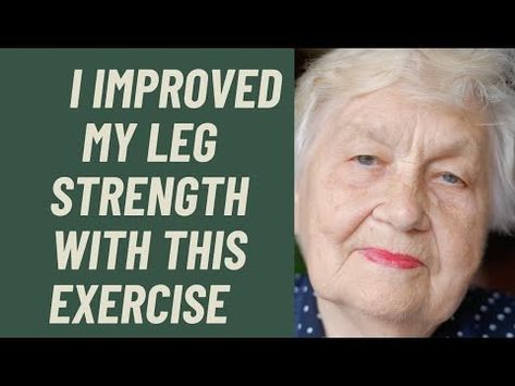 SENIORS: BEST EXERCISE TO INCREASE LEG STRENGTH - YouTube Exercise To Strengthen Legs, Balance Exercises Stability, Knee Replacement Pain, Knee Fat Exercises, Fall Prevention Exercises, Physio Exercises, Knee Replacement Recovery, Knee Exercise, Leg Strengthening Exercises