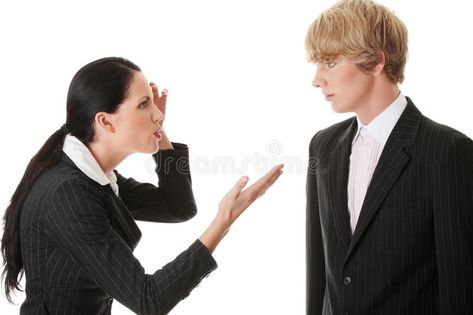 Work Colleagues arguing. (woman shouting on man), isolated on white background #Sponsored , #Affiliate, #affiliate, #arguing, #Work, #white, #woman Arguing Reference, Two People Talking Drawing Reference, People Arguing, School Leader, Photo Work, Name Calling, Body Poses, People Talk, Work Life Balance