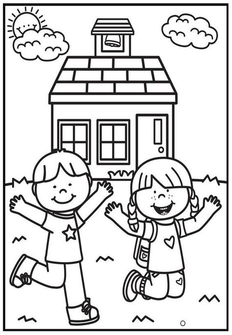 Kindergarten Coloring Pages Free, Art And Craft Images, Kindergarten Coloring, Preschool Crafts Fall, Kindergarten Colors, Free Kids Coloring Pages, Kindergarten Coloring Pages, Fun Lifestyle, Abc Coloring Pages