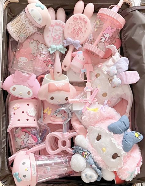 Cute Things You Need, Cute Breakfast Ideas, Hello Kitty House, Cute Stationary School Supplies, My Melody Wallpaper, Charmmy Kitty, Pink Stuff, Hello Kit, Kawaii Core