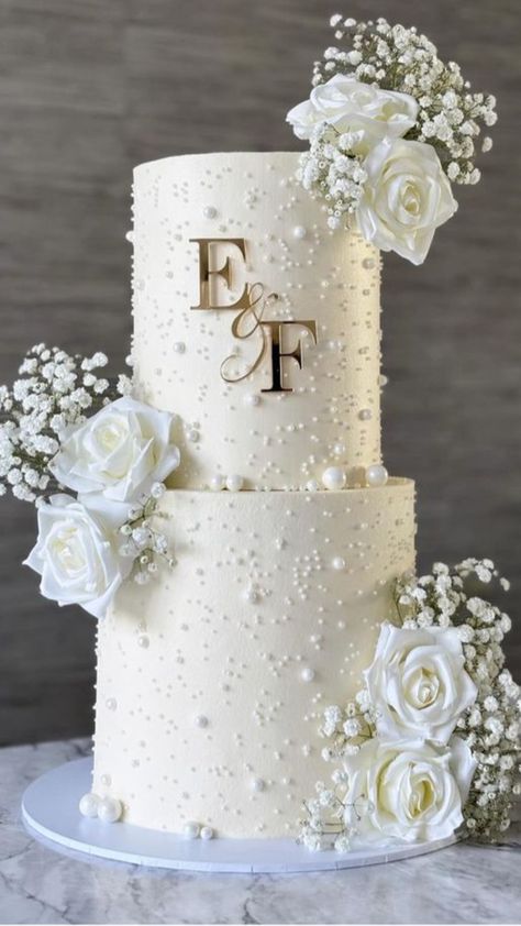 Diamond Wedding Cakes, Classy Wedding Cakes, Bling Wedding Cakes, Fancy Wedding Cakes, Ros Gold, Classy Wedding Dress, Wedding Cakes With Cupcakes, Gold Wedding Cake, Wedding Cake Decorations