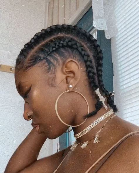 Four Cornrows, Straight Backs, Cornrows Braids, A J, First Time, Braids, Crown, Hair, On Instagram