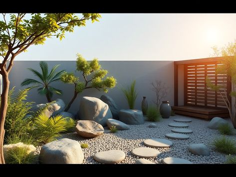 Image for Zen Rock Garden: Garden Nook Ideas, Garden Gates And Fencing, Zen Rock Garden, Zen Rock, Garden Nook, Nook Ideas, Diy Gardening, Garden Gates, Outdoor Oasis