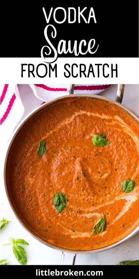 Homemade Vodka Sauce With Fresh Tomatoes, Vodka Recipes Easy, School Dinner Recipes, Homemade Vodka Sauce, Vodka Sauce Recipe, Russian Dishes, Vodka Sauce, Pasta Dinner Recipes, Health Dinner Recipes