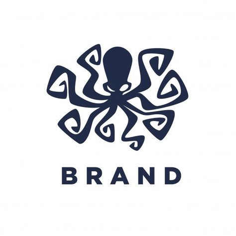 Octopus logo Premium Vector | Premium Vector #Freepik #vector #logo #food #water #restaurant Octopus Logo, Sports Logo Design, Personalized Logo, Logo Restaurant, Design Research, Logo Illustration, Animal Logo, Mini Tattoos, Creative Logo