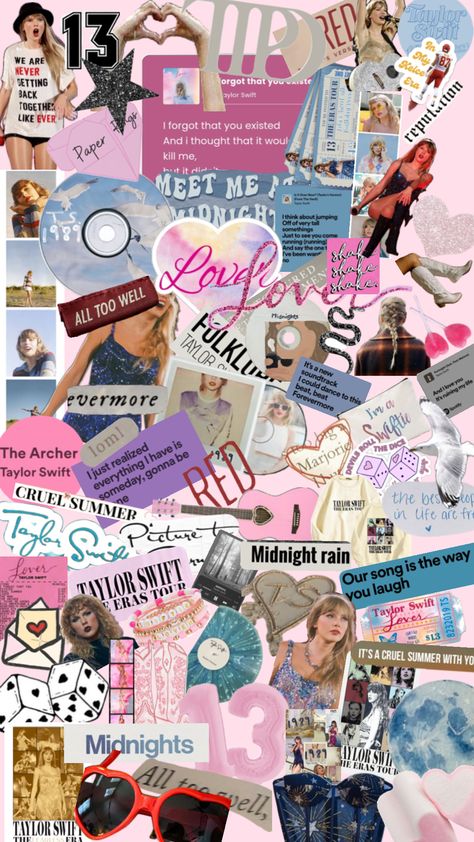 Taylor swift collage!!(can you tell which albums my fav!😂) also this took forever so pls like!￼ Taylor Swift Collage, Taylor Swift Jokes, Taylor Swift Outfits, Getting Back Together, Taylor Swift Wallpaper, Taylor Swift Album, All Is Well, Cool Wallpaper, Taylor Swift